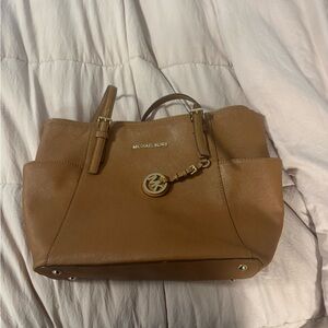 Michael Kors Brown Leather Tote